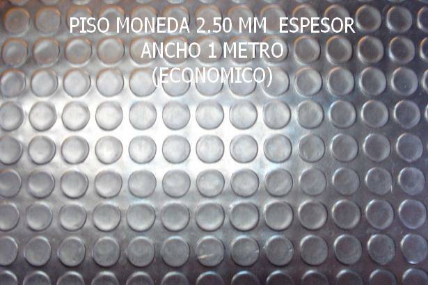 Piso moneda negro